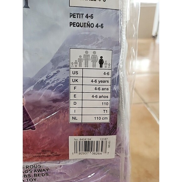 Disney Frozen 2 Princess Anna Costume Small 4-6 - Picture 5 of 6